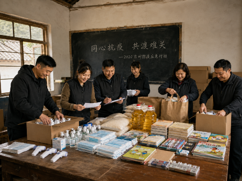 面对突发疫情影响，同德会启动公益应急响应机制，开始关注乡村儿童及困难家庭在防疫物资、基本生活和学习保障方面的现实需求。